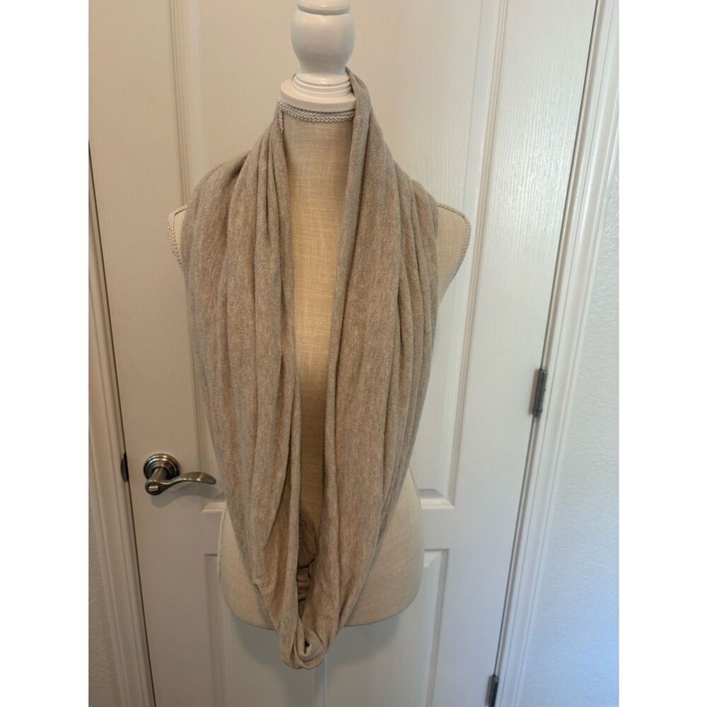 Beyond YogaβCream Knit Infinity Scarf
